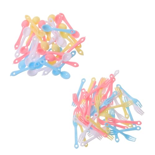 BESPORTBLE 40 Sätze Teiliges Miniatur Küchenbesteck Set Bunte Kleine Plastik Gabeln Löffel Für Puppenhaus Dekor Kreatives Mit Lernfunktion BESPORTBLE 40 Sätze Teiliges Miniatur Küchenbesteck Set Bunte Kleine Plastik Gabeln Löffel Für Puppenhaus Dekor Kreatives Mit Lernfunktion von BESPORTBLE