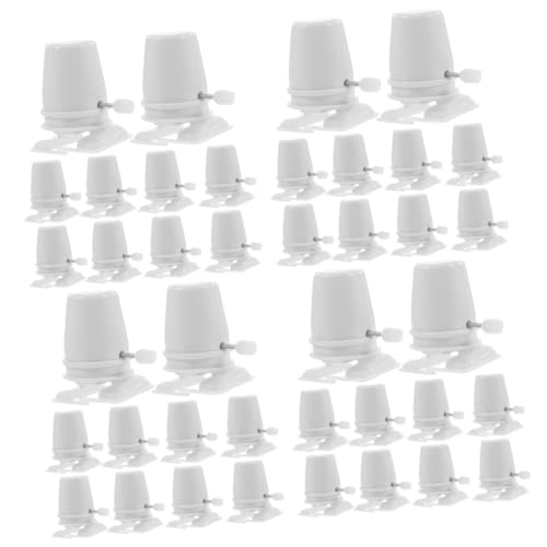 BESPORTBLE 40 Stck Teiliges DIY Laufroboter Mechanismus Kleine Bewegliche Teile aus Stabilem Handbetriebene Aufziehbewegung Transparentes Design für Bastelprojekte und Tonfiguren von BESPORTBLE