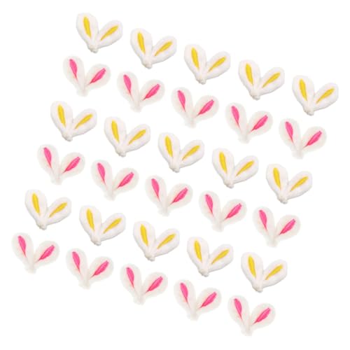 BESPORTBLE 40 Stück Fluffy Bunny Ear Clips DIY Ostern Haaraccessoires für Kreative Bastelprojekte für Kostüme Puppen und Mehr für DIY Enthusiasten und Festliche Anlässe von BESPORTBLE