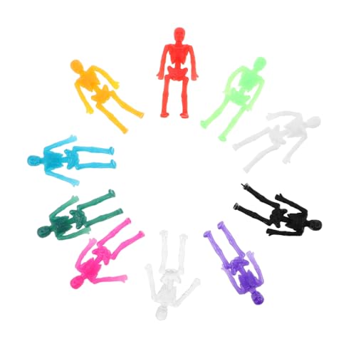 BESPORTBLE 40 Stück Halloween Mini Skelett Figuren aus Weichem TPR Elastisch und Klebend Kleine Deko Scherzspielzeuge für Partys Mitgebsel und Überraschungen Farben Je BESPORTBLE 40 Stück Halloween Mini Skelett Figuren aus Weichem TPR Elastisch und Klebend Kleine Deko Scherzspielzeuge für Partys Mitgebsel und Überraschungen Farben Je von BESPORTBLE
