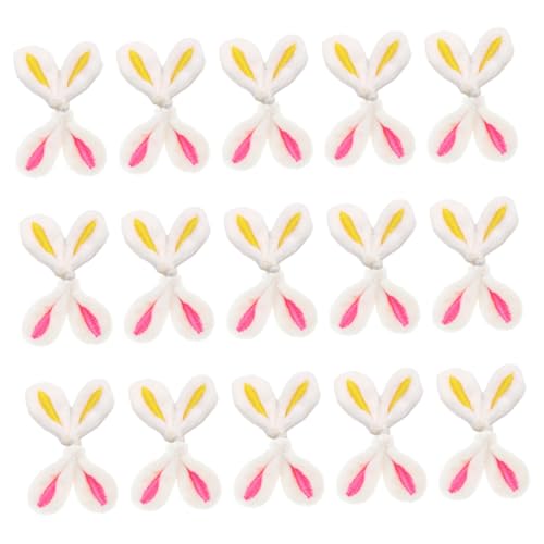 BESPORTBLE 40 Stück Plüsch Hasenohren DIY Haarclips Dekoration Flauschige Bunny Ohren für Haaraccessoires Kostüme Bastelprojekte für Ostern und Kreative Bastelideen von BESPORTBLE