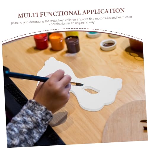 BESPORTBLE 40 Stück Teiliges DIY Papiermasken Weiß Blank Halbgesicht Schmetterling Maske zum Bemalen Leicht zu Tragen für Halloween Mardi Gras Fasching Kunsthandwerk BESPORTBLE 40 Stück Teiliges DIY Papiermasken Weiß Blank Halbgesicht Schmetterling Maske zum Bemalen Leicht zu Tragen für Halloween Mardi Gras Fasching Kunsthandwerk von BESPORTBLE