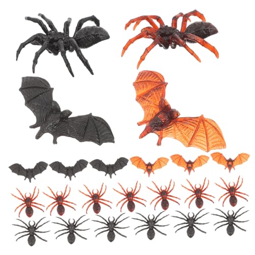 BESPORTBLE 40 Stück Teiliges Halloween Deko mit Schwarzen und Braunen Spinnen Fledermäusen Realistische Kunststofffiguren für Party Gruseldeko zu Hause Büro Kinderzimmer und Halloween-feiern BESPORTBLE 40 Stück Teiliges Halloween Deko mit Schwarzen und Braunen Spinnen Fledermäusen Realistische Kunststofffiguren für Party Gruseldeko zu Hause Büro Kinderzimmer und Halloween-feiern von BESPORTBLE