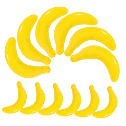 BESPORTBLE 40 Stück Teiliges Künstliche Bananenmodell Realistische Simulation mit Lebensechtem Design Farbintensiv und Langlebig für Dekoration Fotorequisiten Markt und Bildungseinsatz von BESPORTBLE