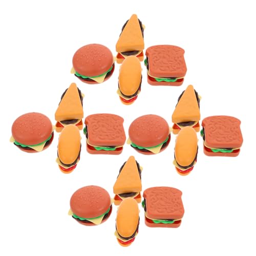 BESPORTBLE 40 Stück Teiliges Miniature Fast Food Spielset Realistische Hamburger Hot Dogs Toast Sandwiches Detailgetreue Kinderküchen-spielnahrung für Kreatives Rollenspiel Familienspaß von BESPORTBLE