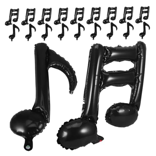 BESPORTBLE 40 Stück Teiliges Musiknoten Folienballon Schwarzer Aluminium Musikballon Kreative Partydeko für Geburtstage Hochzeiten Babypartys und Musikthemen Events Stilvolle und Vielseitige BESPORTBLE 40 Stück Teiliges Musiknoten Folienballon Schwarzer Aluminium Musikballon Kreative Partydeko für Geburtstage Hochzeiten Babypartys und Musikthemen Events Stilvolle und Vielseitige von BESPORTBLE
