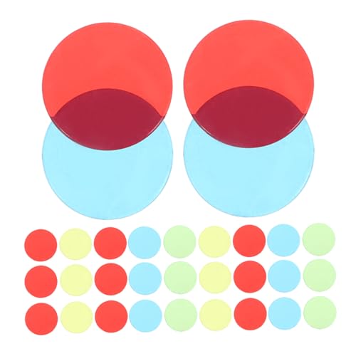 BESPORTBLE 400 Stück Bingo Chips Marker für Bingo Spielkarten 4 Farben Kunststoff 19mm für Unterricht und Spiele von BESPORTBLE