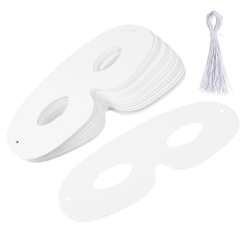 BESPORTBLE 40Sätze Leere Weiß Papiermasken Für Erwachsene DIY Handbemalte Masken Für Karneval Fasching Und Cosplay Kreative Partymaskendekoration BESPORTBLE 40Sätze Leere Weiß Papiermasken Für Erwachsene DIY Handbemalte Masken Für Karneval Fasching Und Cosplay Kreative Partymaskendekoration von BESPORTBLE