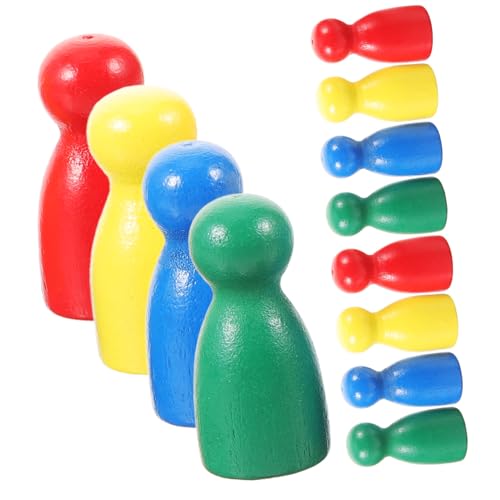 BESPORTBLE 40Stücke Holz Schachstücke Menschliche Form Spielbau Zubehör für Brettspiele Zufällige Farben für Erwachsene für Schach und Dame BESPORTBLE 40Stücke Holz Schachstücke Menschliche Form Spielbau Zubehör für Brettspiele Zufällige Farben für Erwachsene für Schach und Dame von BESPORTBLE