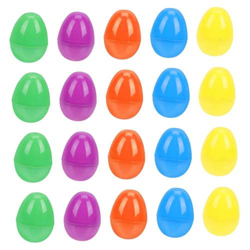 BESPORTBLE 40Stücke Kunststoff Dekoration Bunte Eier für Ostern zum Befüllen und Basteln für Party Deko und Geschenkverpackungen BESPORTBLE 40Stücke Kunststoff Dekoration Bunte Eier für Ostern zum Befüllen und Basteln für Party Deko und Geschenkverpackungen von BESPORTBLE