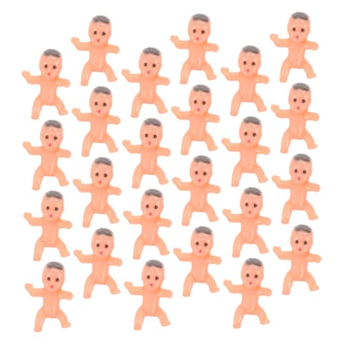 BESPORTBLE 40Stücke Mini Babypuppen Set aus Kunststoff Wiederverwendbare Figuren für Babyparty Dekorationen und Kreative Bastelprojekte Charmante und Süße Miniaturen für Erwachsene von BESPORTBLE
