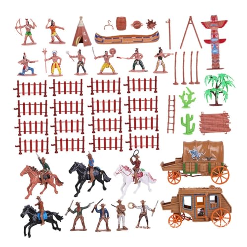 BESPORTBLE 43 Stück Teiliges Western Cowboys Figuren Modell mit Realistischen Posen und Kleidung Dekorative Sandtisch Requisiten Detailreiche Miniatur Charaktere für Spiel und Lehrzwecke BESPORTBLE 43 Stück Teiliges Western Cowboys Figuren Modell mit Realistischen Posen und Kleidung Dekorative Sandtisch Requisiten Detailreiche Miniatur Charaktere für Spiel und Lehrzwecke von BESPORTBLE