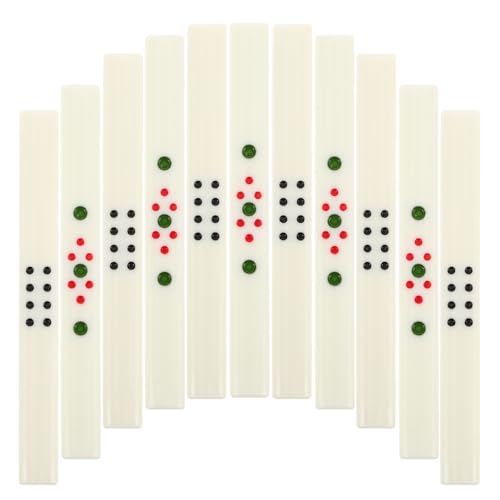 BESPORTBLE 44 Stück Mahjong und Wettspielwerkzeuge für Chinesische Mahjong Spiele Tragbare Punkte Sticks für Verbesserte Spielerfahrung und Mehr Spaß Am Tisch von BESPORTBLE