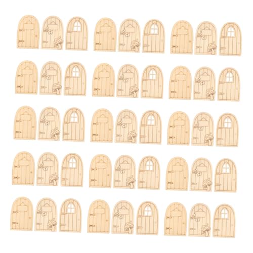BESPORTBLE 45 Stück Teiliges Miniatur Feentüren aus Holz Naturbelassen Unbemalt mit Feinen Details für DIY Garten und Miniaturhausdekoration Kreative Fantasy Deko für Kinderzimmer und BESPORTBLE 45 Stück Teiliges Miniatur Feentüren aus Holz Naturbelassen Unbemalt mit Feinen Details für DIY Garten und Miniaturhausdekoration Kreative Fantasy Deko für Kinderzimmer und von BESPORTBLE