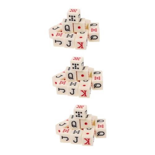 BESPORTBLE 45 Teiliges Acryl Poker Würfelset Lügner Würfelspiel Würfelspiel Zubehör für Partyspiele und Familienspaß Tragbare Langlebige und rutschfeste Würfel aus Hochwertigem Material BESPORTBLE 45 Teiliges Acryl Poker Würfelset Lügner Würfelspiel Würfelspiel Zubehör für Partyspiele und Familienspaß Tragbare Langlebige und rutschfeste Würfel aus Hochwertigem Material von BESPORTBLE