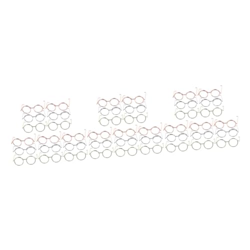 BESPORTBLE 45 Teiliges Puppenbrillen aus Metall Drahtrahmen Mini Dekobrillen in Rosegold Silber Gold DIY Bastel und Puppenkleidungszubehör für Kreative und Puppenfans BESPORTBLE 45 Teiliges Puppenbrillen aus Metall Drahtrahmen Mini Dekobrillen in Rosegold Silber Gold DIY Bastel und Puppenkleidungszubehör für Kreative und Puppenfans von BESPORTBLE