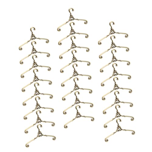 BESPORTBLE 48 Stück Teiliges Miniatur Metall Puppenhaus Kleiderbügel Vintage Retro Design Stabile Aufbewahrung für Puppenkleidung Kreatives Spiel für Puppenhaus Kleiderschrank Zubehör BESPORTBLE 48 Stück Teiliges Miniatur Metall Puppenhaus Kleiderbügel Vintage Retro Design Stabile Aufbewahrung für Puppenkleidung Kreatives Spiel für Puppenhaus Kleiderschrank Zubehör von BESPORTBLE