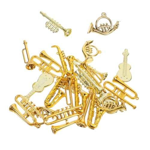 BESPORTBLE 48stücke Miniatur-Musikinstrument-Ornament Aus Kunststoff Violine Trompete Saxophon Horn-Set Für Puppenhaus-dekor Weihnachtsbaum-schmuck Aufhängbar BESPORTBLE 48stücke Miniatur-Musikinstrument-Ornament Aus Kunststoff Violine Trompete Saxophon Horn-Set Für Puppenhaus-dekor Weihnachtsbaum-schmuck Aufhängbar von BESPORTBLE