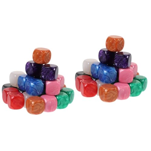 BESPORTBLE 48 Teiliges Acryl Würfel Transparente Bunte Sechseitige Blanko Dice Abwischbare DIY Spielwürfel für Familien Spiele Mathe Unterricht und Kreative Bastelprojekte BESPORTBLE 48 Teiliges Acryl Würfel Transparente Bunte Sechseitige Blanko Dice Abwischbare DIY Spielwürfel für Familien Spiele Mathe Unterricht und Kreative Bastelprojekte von BESPORTBLE