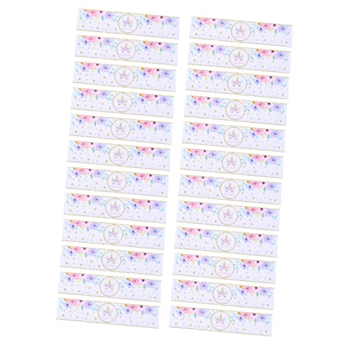BESPORTBLE 48Stücke Einhorn Party Flasche Etiketten Wasserflaschenaufkleber für Einhorn Mottopartys Umweltfreundliche Abziehbilder Gastgeschenke und Partyzubehör BESPORTBLE 48Stücke Einhorn Party Flasche Etiketten Wasserflaschenaufkleber für Einhorn Mottopartys Umweltfreundliche Abziehbilder Gastgeschenke und Partyzubehör von BESPORTBLE