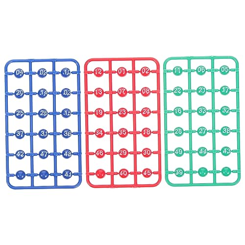 BESPORTBLE 49Stücke Bingo Bälle Nahtlose Lotteriekugeln Aktivitätsbälle Für Party Events Wiederverwendbar Für Verlosungen Und Spiele Kompakt Und Tragbar Perfektes von BESPORTBLE