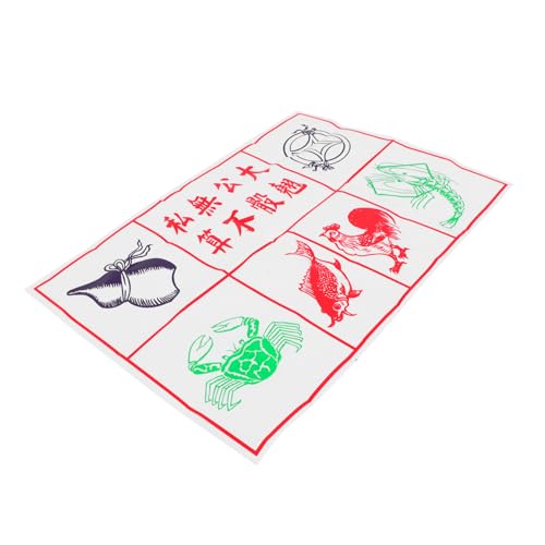 BESPORTBLE 4Blätter Papierspiel Zeichnungen für Brettspiele Hochwertige Requisiten für Partys und Spieleabende für Zuhause und Unterwegs Langlebig und Vielseitig von BESPORTBLE