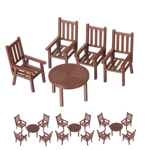 BESPORTBLE 4Er Set Miniatur Puppenhausmöbel – Realistischer Mini Tisch Und Stühle Puppenhaus Zubehör Für Mikro Szenen Dekoration Für Pädagogisches Und Basteln BESPORTBLE 4Er Set Miniatur Puppenhausmöbel – Realistischer Mini Tisch Und Stühle Puppenhaus Zubehör Für Mikro Szenen Dekoration Für Pädagogisches Und Basteln von BESPORTBLE