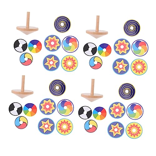 BESPORTBLE 4Sätze Bunter Holzkreisel Spielzeugset für Teiliges Gyro für Kreative und Freizeitgestaltung Fördert und Hand Auge Koordination Geburtstagsgeschenke BESPORTBLE 4Sätze Bunter Holzkreisel Spielzeugset für Teiliges Gyro für Kreative und Freizeitgestaltung Fördert und Hand Auge Koordination Geburtstagsgeschenke von BESPORTBLE