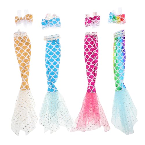 BESPORTBLE 4Sätze Meerjungfrau Puppen Outfit Teiliges Kleidungsset mit Glitzer Bikini und Sommerkleid für Puppen und Kreatives BESPORTBLE 4Sätze Meerjungfrau Puppen Outfit Teiliges Kleidungsset mit Glitzer Bikini und Sommerkleid für Puppen und Kreatives von BESPORTBLE