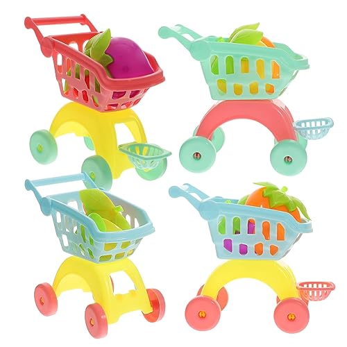 BESPORTBLE 4Sätze Mini Einkaufswagen Realistischer Trolley Für Rollenspiele Im Supermarkt Mini Wagen Für Kreative Aktivitäten Und Fantasievolles BESPORTBLE 4Sätze Mini Einkaufswagen Realistischer Trolley Für Rollenspiele Im Supermarkt Mini Wagen Für Kreative Aktivitäten Und Fantasievolles von BESPORTBLE