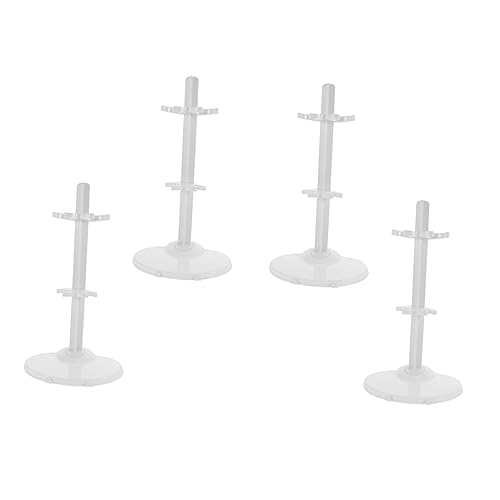BESPORTBLE 4Sätze Puppenständer Stabile Puppenhalter Für Sicheren Stand Von Figuren Praktische Unterstützung Für Puppenliebhaber Zum Ausstellen Und Verschenken von BESPORTBLE