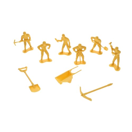 BESPORTBLE 4Sätze Teiliges Eisenbahnarbeiter Modellset Aus Kunststoff Realistische Figuren Für Kreative Rollenspiele Für Jungen Und Fördert Fantasie von BESPORTBLE