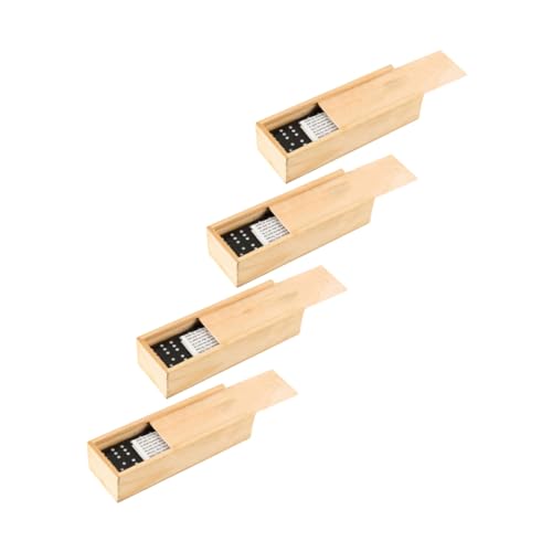 BESPORTBLE 4Sätze Teiliges Interaktiver Dominosteine aus Holz Langlebige für Familienunterhaltung für Perfektes für Spielabende BESPORTBLE 4Sätze Teiliges Interaktiver Dominosteine aus Holz Langlebige für Familienunterhaltung für Perfektes für Spielabende von BESPORTBLE