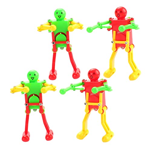 BESPORTBLE 4Stücke Aufzieh Roboter Tanzende Roboter Für Erwachsene Farbvariationen Kinderspielzeug Für Kreative Spielstunden von BESPORTBLE