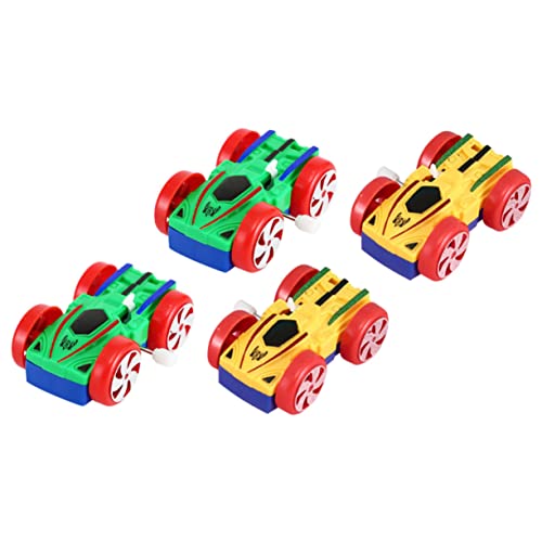 BESPORTBLE 4Stücke Aufziehspielzeug Cartoon Für Doppelseitiges Design Farblich Gemischt Für Jungen Und Fördert Die Motorik Und Kreativität von BESPORTBLE