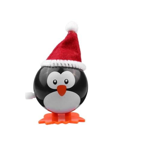 BESPORTBLE 4Stücke Aufziehspielzeug Pinguin mit Hut Weihnachtsdeko für und Tragbar für Jungen und Windup Figur für Festliche von BESPORTBLE