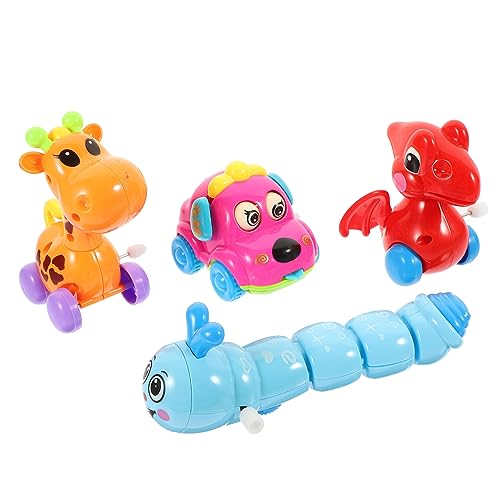 BESPORTBLE 4Stücke Aufziehspielzeug Tiere Kreatives Für Dino Hund Giraffe Und Raupe Leuchtende Farben Perfektes Für Jungen BESPORTBLE 4Stücke Aufziehspielzeug Tiere Kreatives Für Dino Hund Giraffe Und Raupe Leuchtende Farben Perfektes Für Jungen von BESPORTBLE