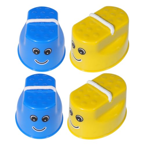 BESPORTBLE 4Stücke Balancespielzeug Für Kleinkinder Interaktive Stelzen Für Gleichgewichtstraining Stepper Und Fördert Die Motorik Und Koordination BESPORTBLE 4Stücke Balancespielzeug Für Kleinkinder Interaktive Stelzen Für Gleichgewichtstraining Stepper Und Fördert Die Motorik Und Koordination von BESPORTBLE