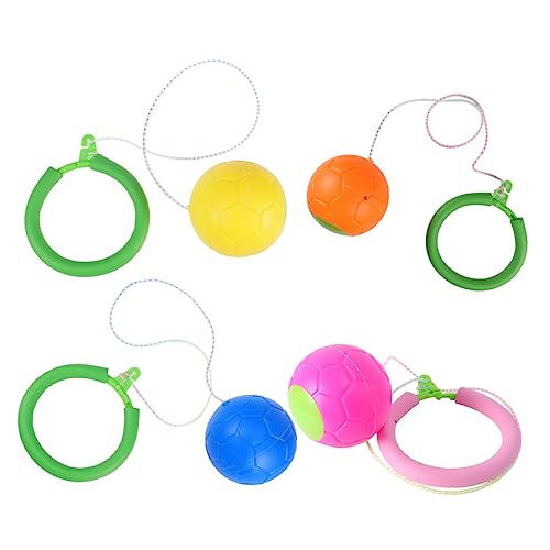 BESPORTBLE 4Stücke Ball Knöchelspielzeug Springende Ringspielzeuge Für Spaßiges Outdoor Für Bewegung Farben Zufällig von BESPORTBLE