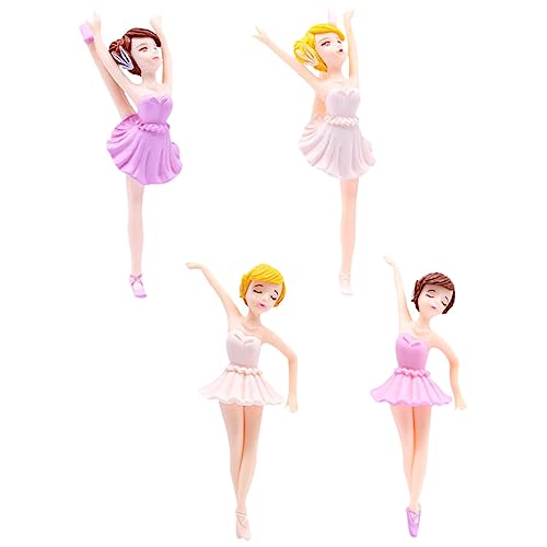 BESPORTBLE 4Stücke Ballett Figuren Kuchen Dekoration Elegante Tänzerinnen Für Geburtstagsfeiern Torten BESPORTBLE 4Stücke Ballett Figuren Kuchen Dekoration Elegante Tänzerinnen Für Geburtstagsfeiern Torten von BESPORTBLE