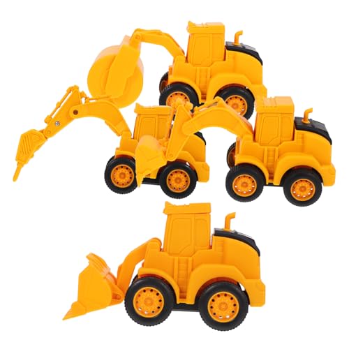 BESPORTBLE 4Stücke Baufahrzeuge Spielzeugset Bewegliche Engineering Autos Für Ab Jahren Realistische Simulation Von Bagger Und LKW Für Kleine Bauarbeiter BESPORTBLE 4Stücke Baufahrzeuge Spielzeugset Bewegliche Engineering Autos Für Ab Jahren Realistische Simulation Von Bagger Und LKW Für Kleine Bauarbeiter von BESPORTBLE