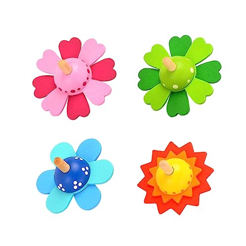 BESPORTBLE 4Stücke Blumenform Gyros Holz Rotationsspielzeug für Pädagogisches Fidget Hand Koordinierung Lustiges für Jungen BESPORTBLE 4Stücke Blumenform Gyros Holz Rotationsspielzeug für Pädagogisches Fidget Hand Koordinierung Lustiges für Jungen von BESPORTBLE