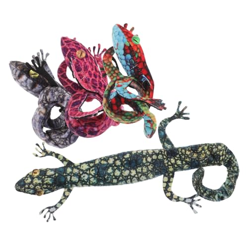 BESPORTBLE 4Stücke Eidechsen Schnapparmbänder für Reptilien Themenparty Mitgebsel für Geburtstagsfeiern und Halloween Cooles Partyzubehör für Unvergessliche von BESPORTBLE