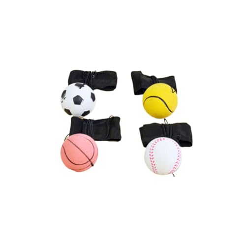 BESPORTBLE 4Stücke Elastische Wurfball mit Handgelenkschnur Kreative Entspannungskugeln für Stressabbau Zufällige Muster für BESPORTBLE 4Stücke Elastische Wurfball mit Handgelenkschnur Kreative Entspannungskugeln für Stressabbau Zufällige Muster für von BESPORTBLE