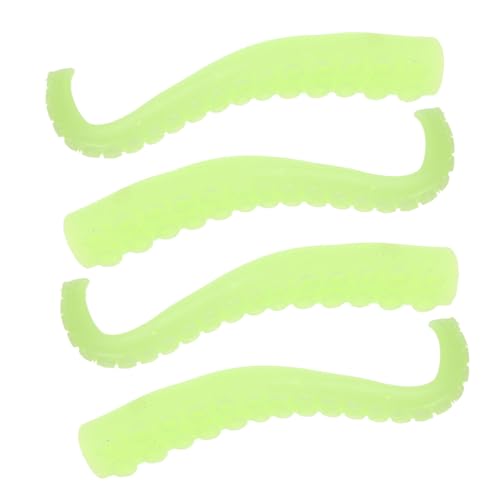 BESPORTBLE 4Stücke Fingerpuppen Realistische Octopus Handpuppen für Partyspielzeug Puppenspielzeug Sozialen Fähigkeiten und Interaktivem Spiel Hellgrün von BESPORTBLE