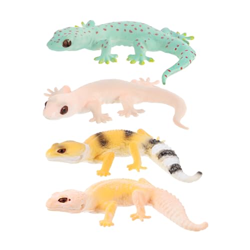 BESPORTBLE 4Stücke Gecko Figuren Realistische Gecko Modelle Für Lernspielzeug Tiererkennung Und Kreativität Rollenspiele Und Sammlungen BESPORTBLE 4Stücke Gecko Figuren Realistische Gecko Modelle Für Lernspielzeug Tiererkennung Und Kreativität Rollenspiele Und Sammlungen von BESPORTBLE