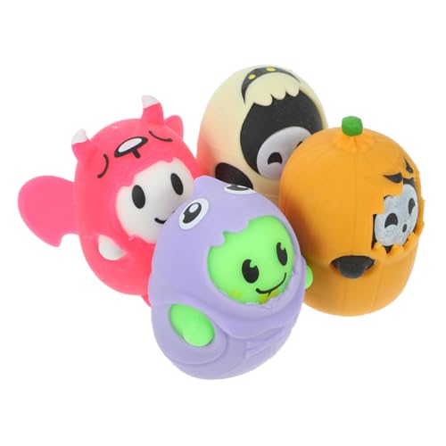BESPORTBLE 4Stücke Halloween Quetschspielzeug Tragbares Stressabbau Mit Niedlichem Kürbis Design Für Erwachsene Dekoration Bei Halloween Partys BESPORTBLE 4Stücke Halloween Quetschspielzeug Tragbares Stressabbau Mit Niedlichem Kürbis Design Für Erwachsene Dekoration Bei Halloween Partys von BESPORTBLE