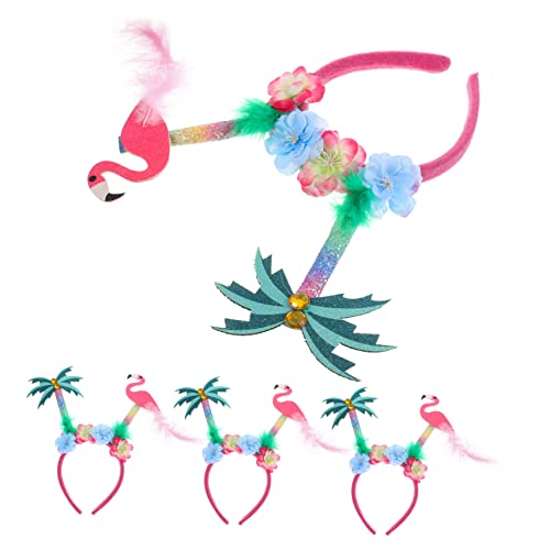 BESPORTBLE 4Stücke Hawaii Stirnbänder mit Flamingo und Kokosbaum Dekoratives Haaraccessoire für Sommerpartys Strandfeiern und Hawaiianische Events Cosplay Stirnband für Unvergessliche BESPORTBLE 4Stücke Hawaii Stirnbänder mit Flamingo und Kokosbaum Dekoratives Haaraccessoire für Sommerpartys Strandfeiern und Hawaiianische Events Cosplay Stirnband für Unvergessliche von BESPORTBLE