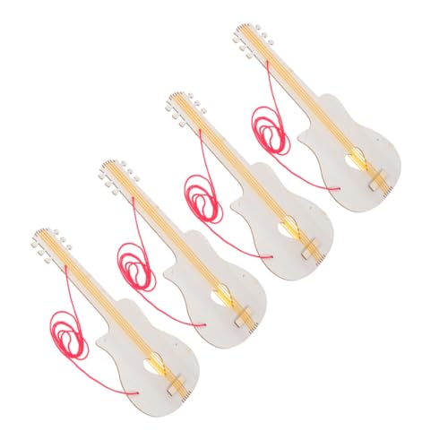 BESPORTBLE 4Stücke Holz Gitarre für DIY und Basteln für Musikalische Früherziehung Holzspielzeug für Jungen und Kreatives Handwerk BESPORTBLE 4Stücke Holz Gitarre für DIY und Basteln für Musikalische Früherziehung Holzspielzeug für Jungen und Kreatives Handwerk von BESPORTBLE
