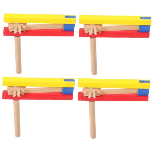 BESPORTBLE 4Stücke Holz Kastagnetten mit Langem Griff Pädagogisches Percussion Instrument für Musikalität und Hand Auge Koordination für Kleine Musiker BESPORTBLE 4Stücke Holz Kastagnetten mit Langem Griff Pädagogisches Percussion Instrument für Musikalität und Hand Auge Koordination für Kleine Musiker von BESPORTBLE